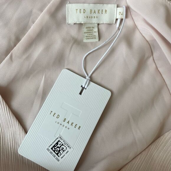 TED BAKER PUFF SLEEVE DRESS SIZE 2 - US 4-6 - Picture 7 of 10
